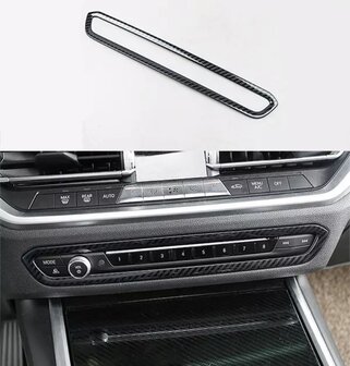 BMW G20 Carbon trim om uw radio