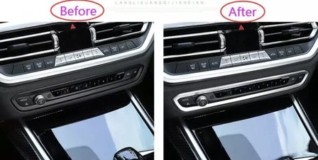 BMW G20 zilver of carbon midden trim