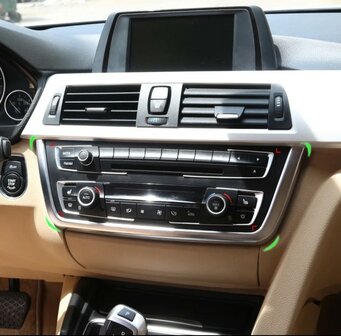 BMW F30 chrome radio trim set 5 delig