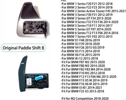 BMW F20/F30/F10 flippers en meer modellen zie foto 4