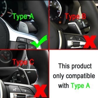 BMW G30 F40 flippers, paddle shifters