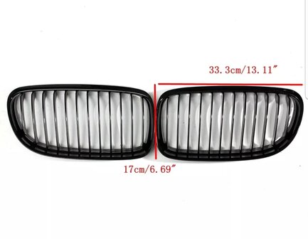 BMW E90/E91 grille glans zwart facelift 2008-2012