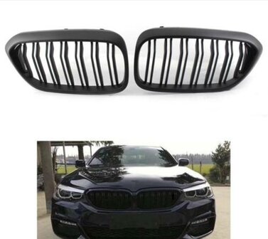 BMW G30 mat zwarte dual M look grille