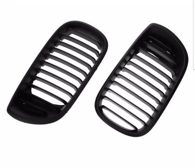 BMW E46 grille sedan mat zwart 