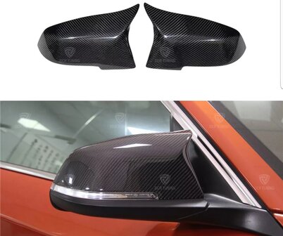 BMW F30 M3 look carbon mirror covers, klik