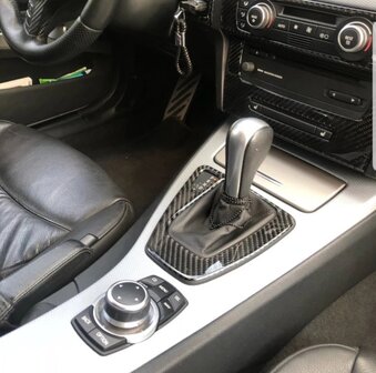 BMW E90 carbon plaat om uw versnelling