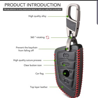 BMW G30 key case red