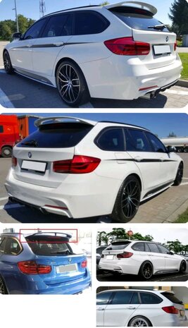 BMW F31 Touring 2013-2016 Dak Spoiler ongespoten