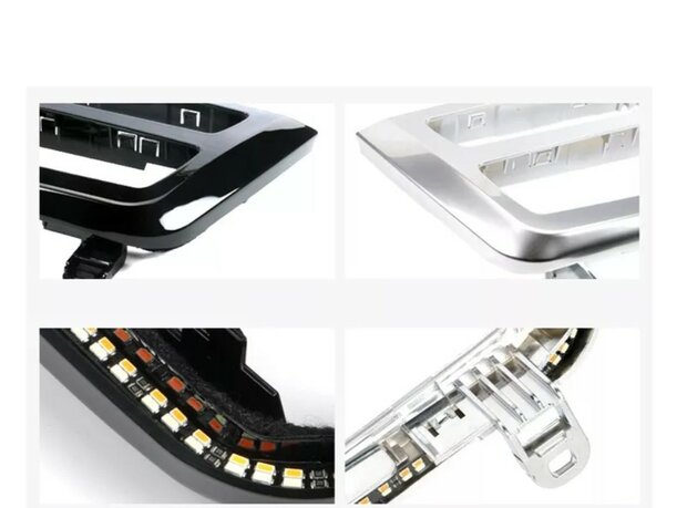 BMW F30 / F31 radio led trim verlichting
