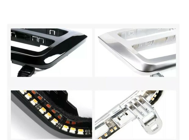 BMW F30 / F31 radio led trim verlichting