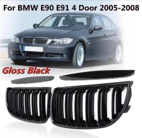 BMW E90/E91 M grille dual pre facelift