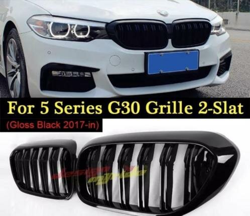 BMW G30 glans grille dual slat