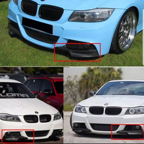 BMW E90 LCI carbon spitters 2009-2012