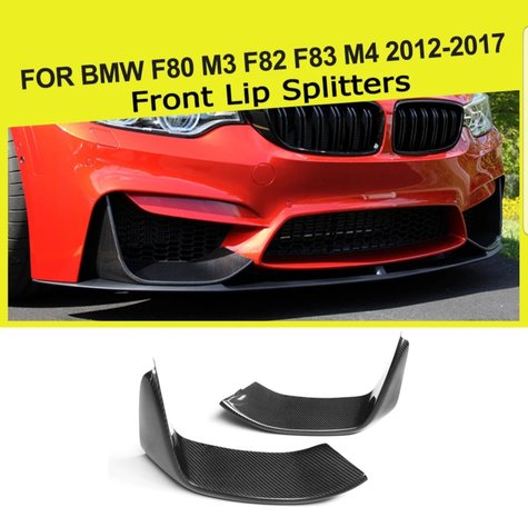 BMW F80/F82/F83 M3 M4 carbon splitters