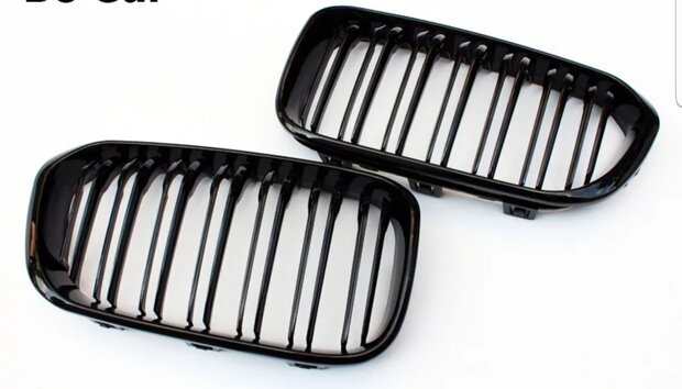 BMW F20 mat zwarte grille dual 2015-2017