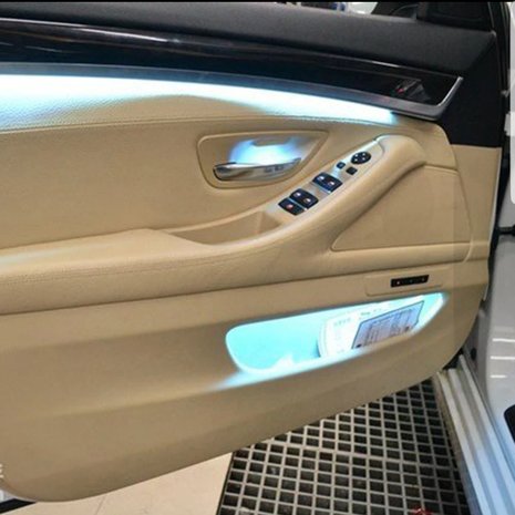 BMW F10 F11/ 3 kleur Led sfeerverlichting interieur 