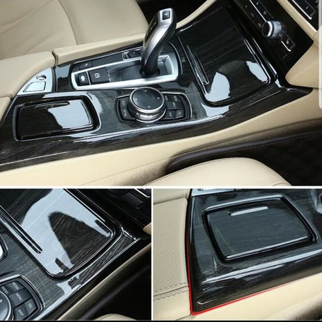 BMW F10 interieur lijsten essen hout 