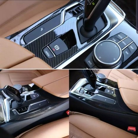 BMW G30 carbon midden trim paneel