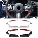 2-stuks-chrome-of-carbon-stuurwiel-decoratie-trim